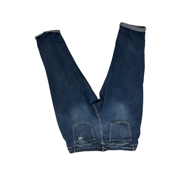 Lane Bryant Womens Distressed Patchwork Boyfriend Jeans Size 28 - Picture 5 of 7